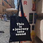 GREATEST HITS BOOTLEG Journey トートバッグ ブラック（ディテール）