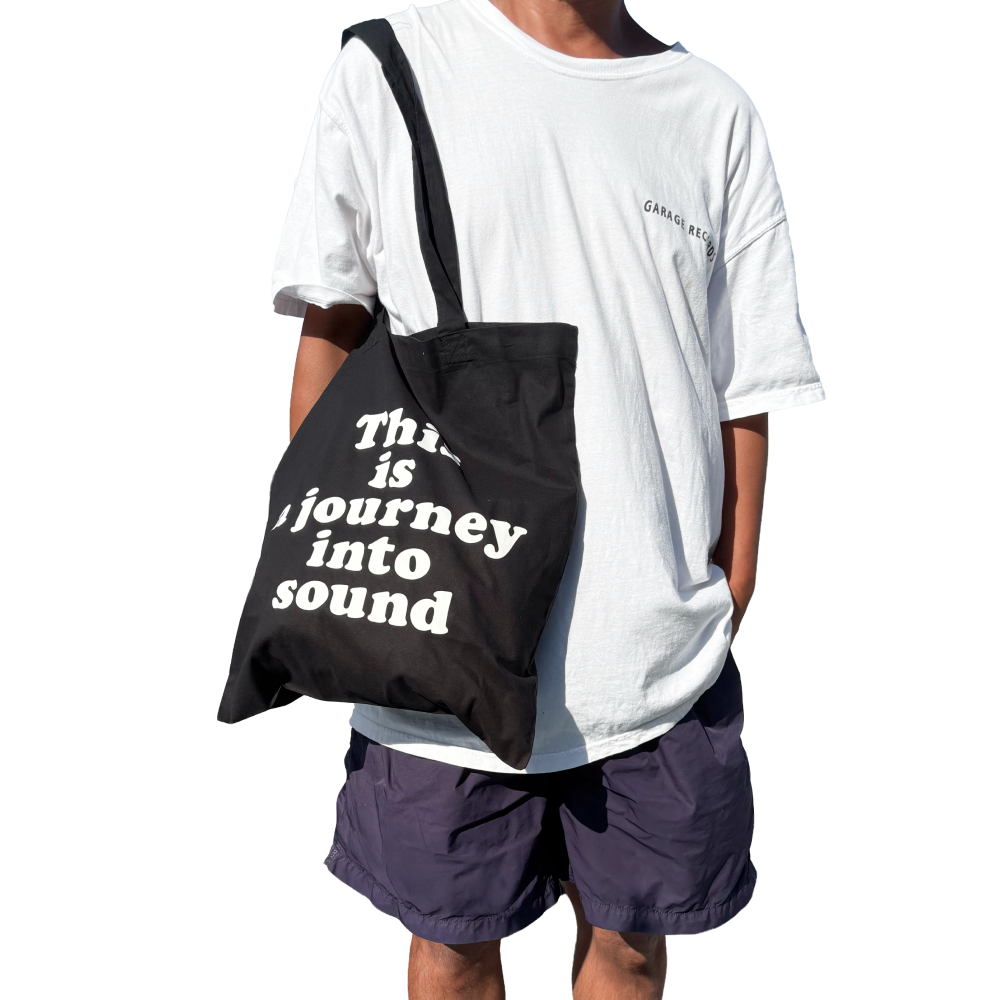 GREATEST HITS BOOTLEG Journey トートバッグ ブラック（ディテール）