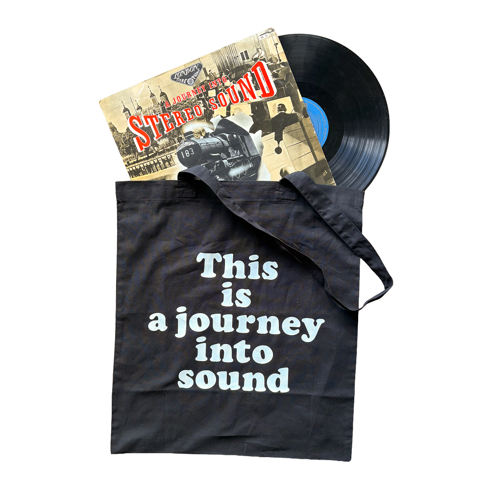 GREATEST HITS BOOTLEG Journey トートバッグ ブラック（レコードとともに）