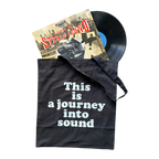 GREATEST HITS BOOTLEG Journey トートバッグ ブラック（レコードとともに）