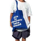 GREATEST HITS BOOTLEG Journey トートバッグ マリンブルー（ディテール）