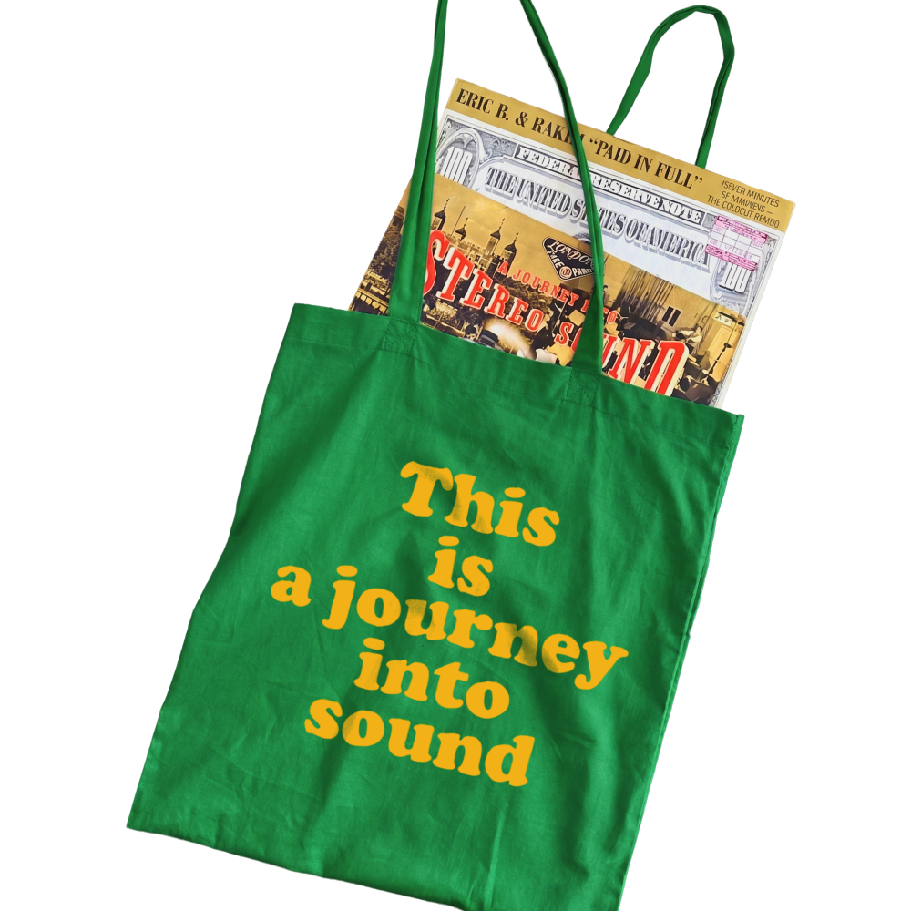 GREATEST HITS BOOTLEG Journey トートバッグ グリーン（ディテール）