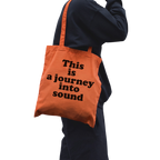 GREATEST HITS BOOTLEG Journey トートバッグ オレンジ（ディテール）