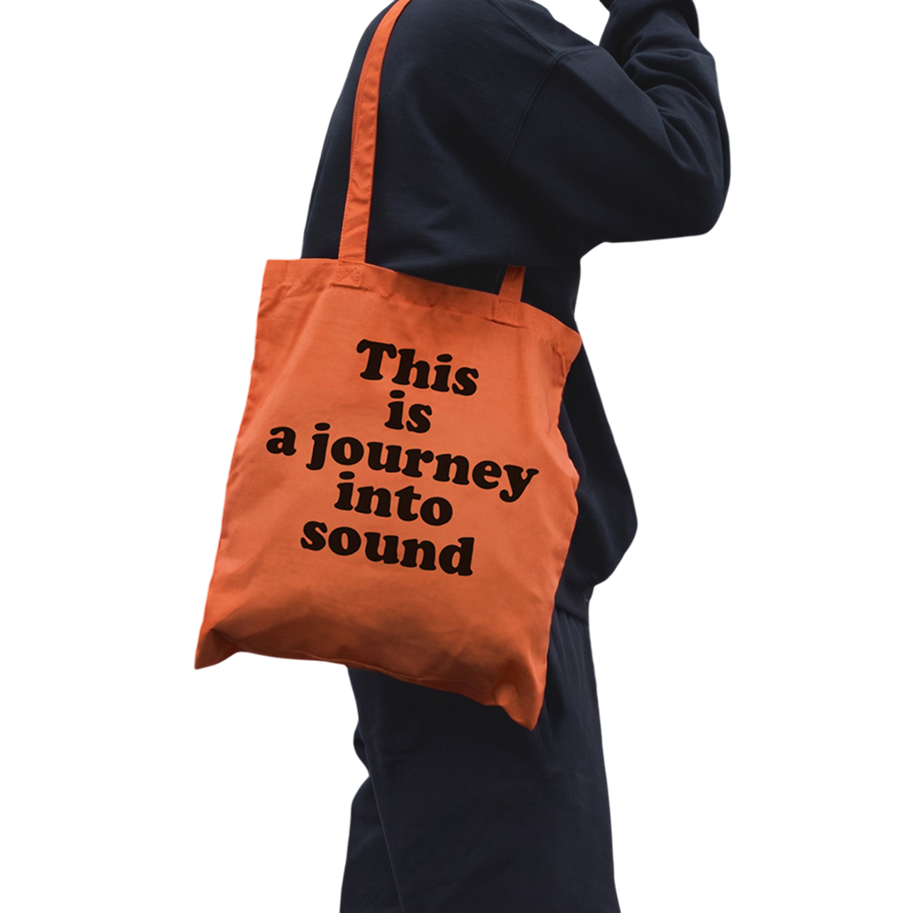 GREATEST HITS BOOTLEG Journey トートバッグ オレンジ（ディテール）