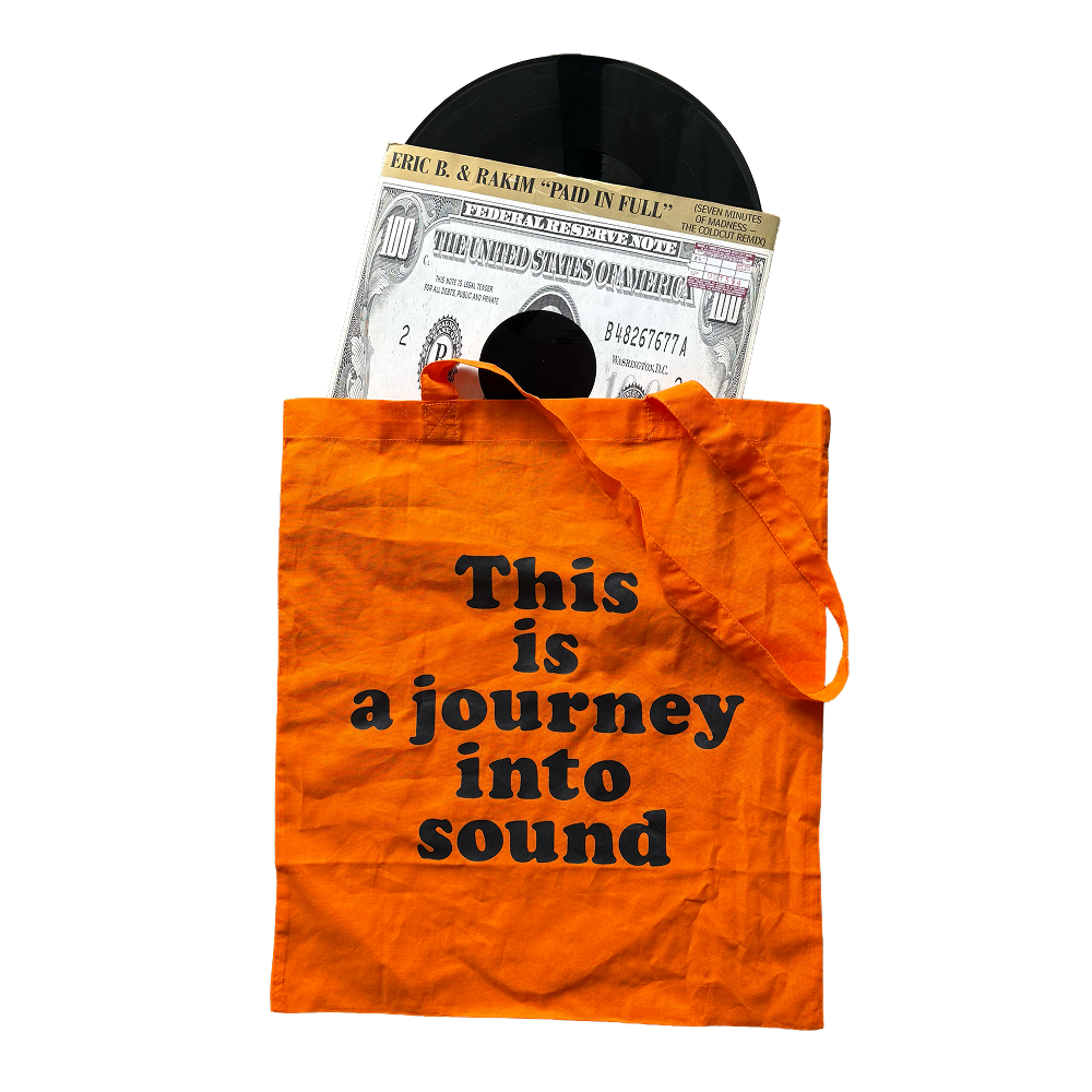GREATEST HITS BOOTLEG Journey トートバッグ オレンジ（レコードとともに）